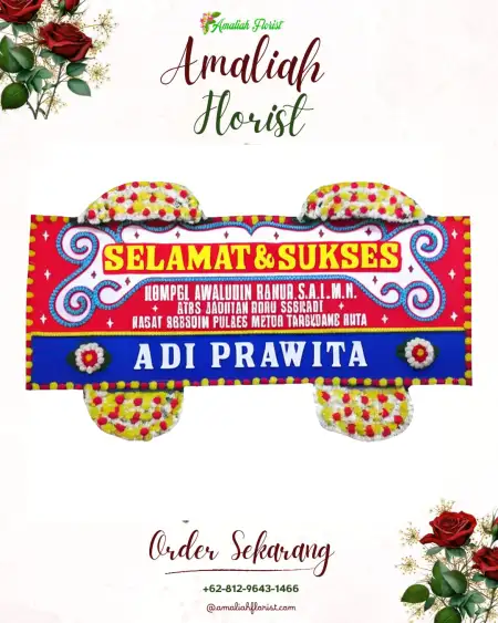 Papan Bunga Ucapan Selamat gatsu barat
